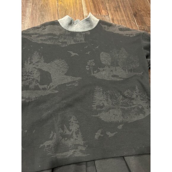 Nike Dri-Fit Long Sleeve Mock Neck Camouflage Peplum Pullover Sweatshirt Sz Smal - Picture 8 of 9